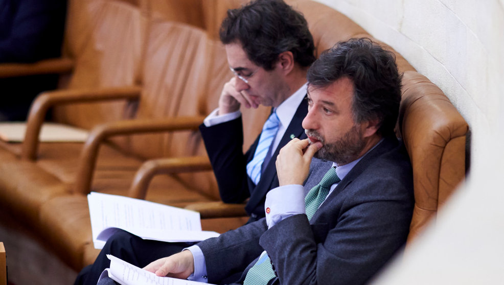 Los diputados de Vox en Cantabria, Armando Antonio Blanco y Cristóbal Palacio