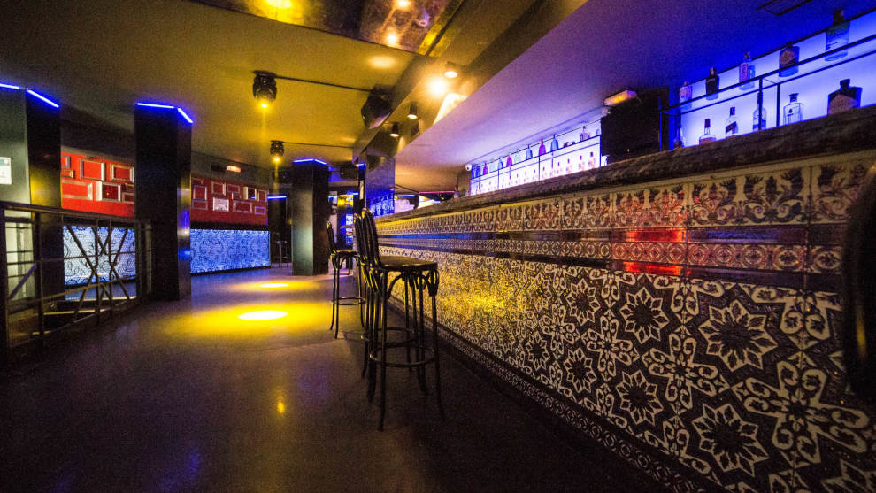 Interior de la discoteca La Cartuja, en Madrid