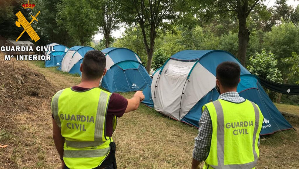 La Guardia Civil detiene a un hombre por presuntamente sustraer más de 100 efectos en dos campings