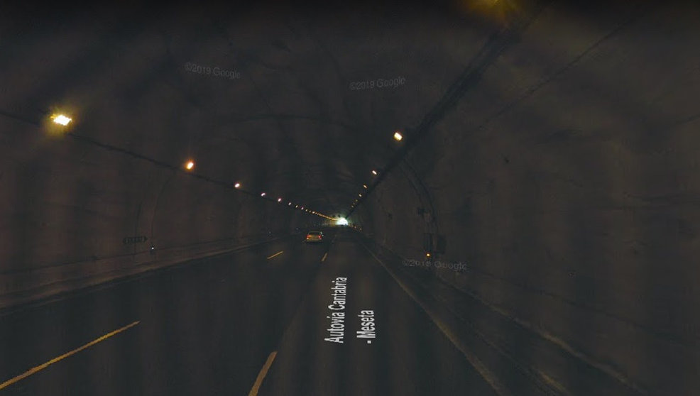 Túnel de Riocorvo, Cartes. | Foto: Google Maps