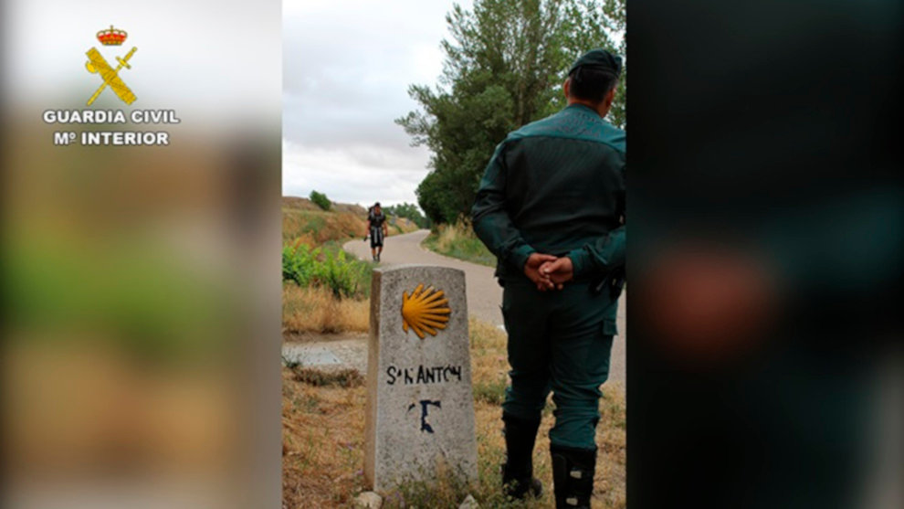 La Guardia Civil mejora la protección de los peregrinos en todos los tramos del Camino de Santiago gracias a Alertcops
