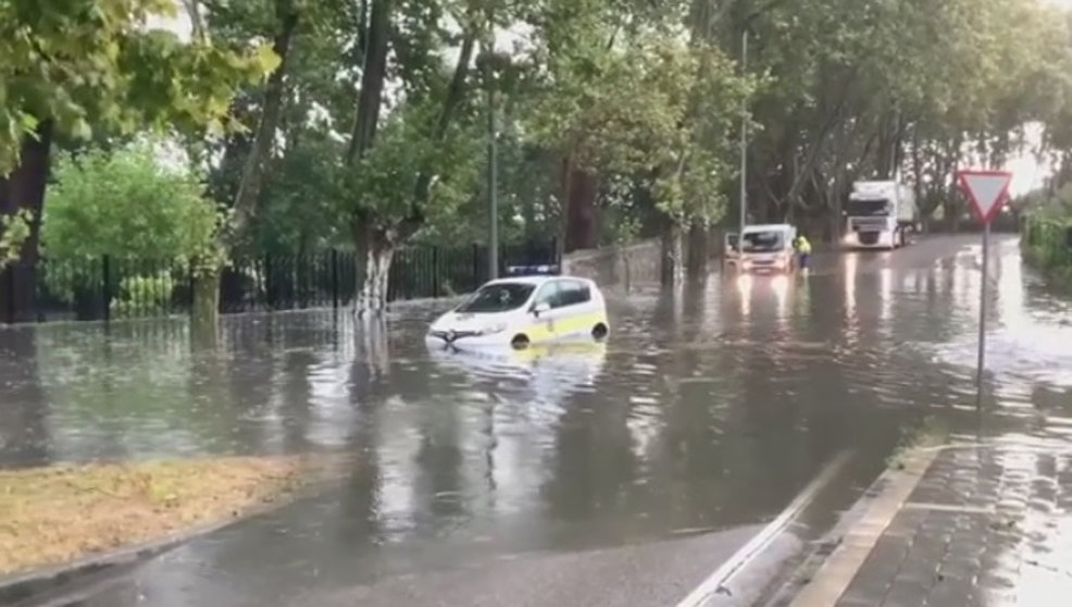 Captura del vídeo de las inundaciones