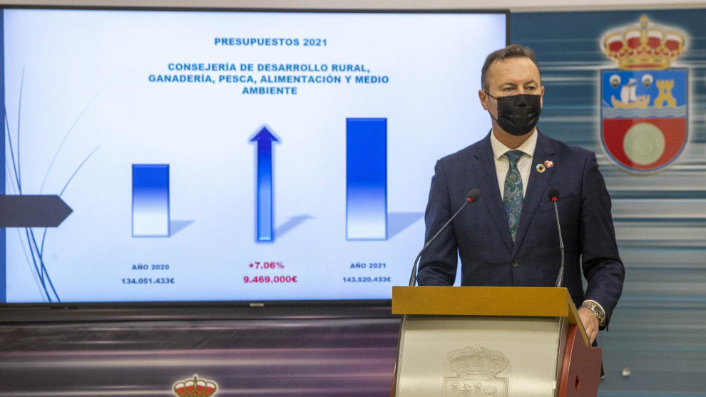 Guillermo Blanco presenta los presupuestos de su Consejería