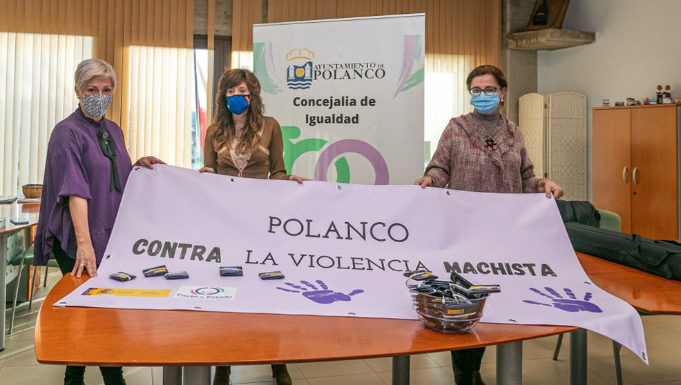 Presentación de la campaña contra la Violencia de Género en Polanco