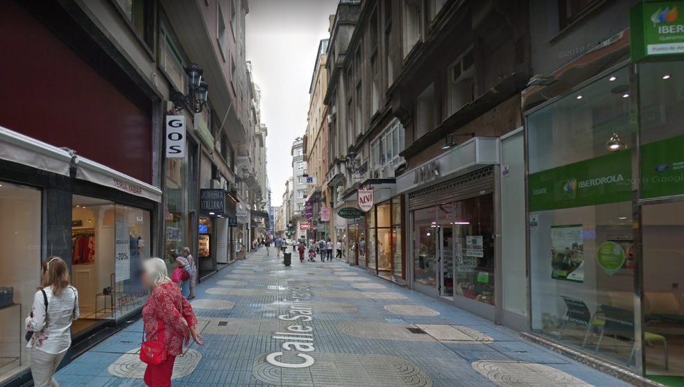 Calle San Francisco de Santander | Foto: Google Maps