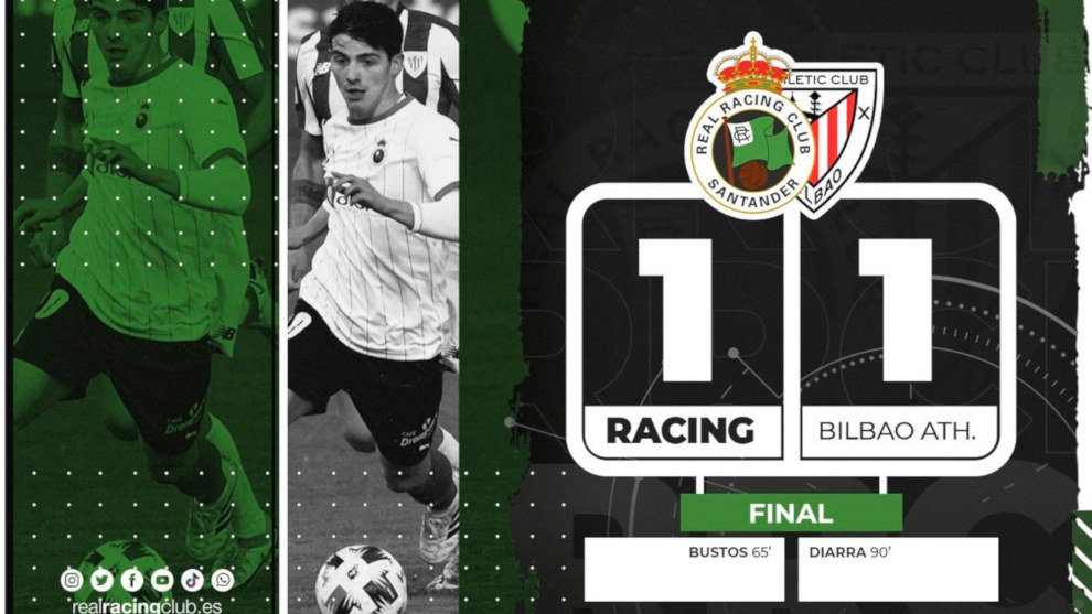 Racing 1-1 Bilbao Athletic