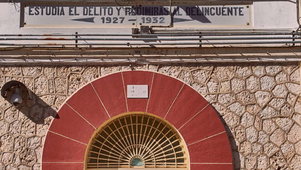 Uno de los accesos al centro penitenciario de Burgos