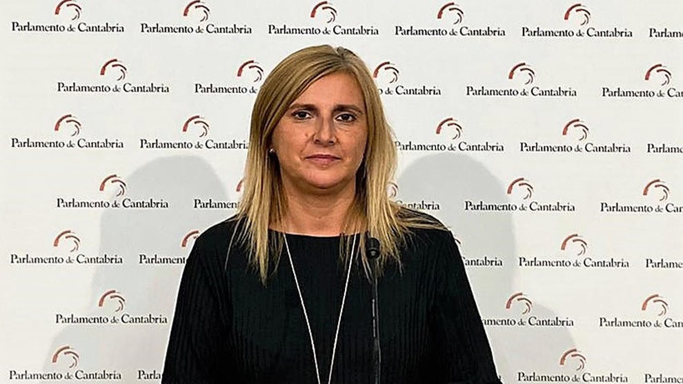 La secretaria de Organización del PSOE de Cantabria y portavoz del grupo socialista en el Parlamento, Noelia Cobo