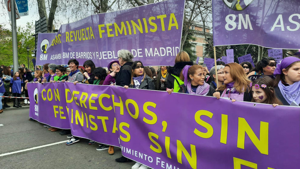 Manifestación por el Día de la Mujer