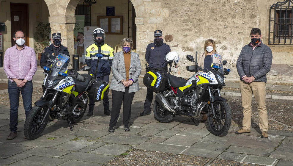 Nuevas motos de la Policía de Camargo
