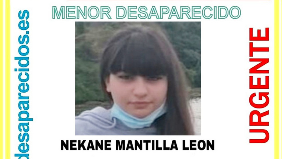 Menor desaparecida en Camargo