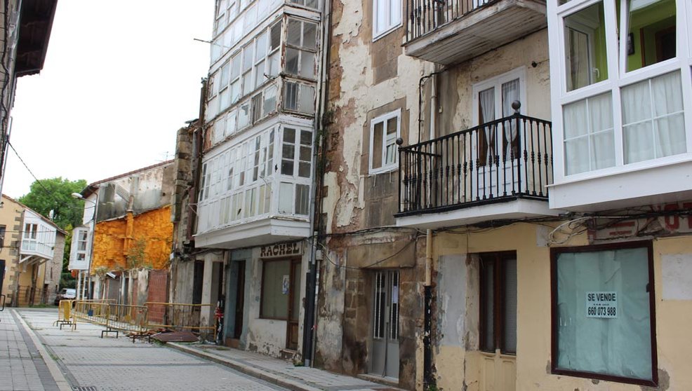 Edificios declarados en ruina de la calle Rodrigo