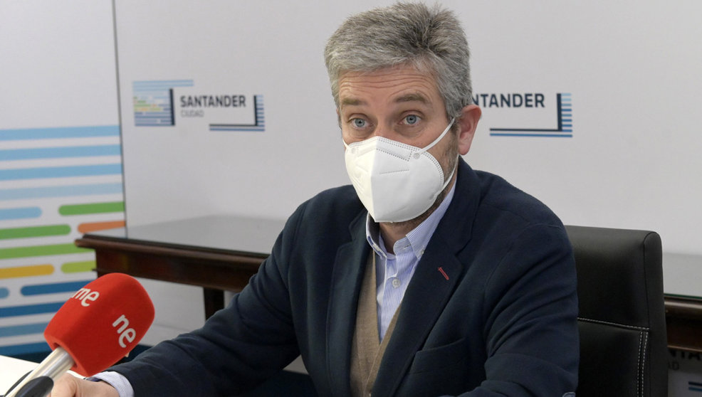 El portavoz del equipo de Gobierno de Santander, Javier Ceruti