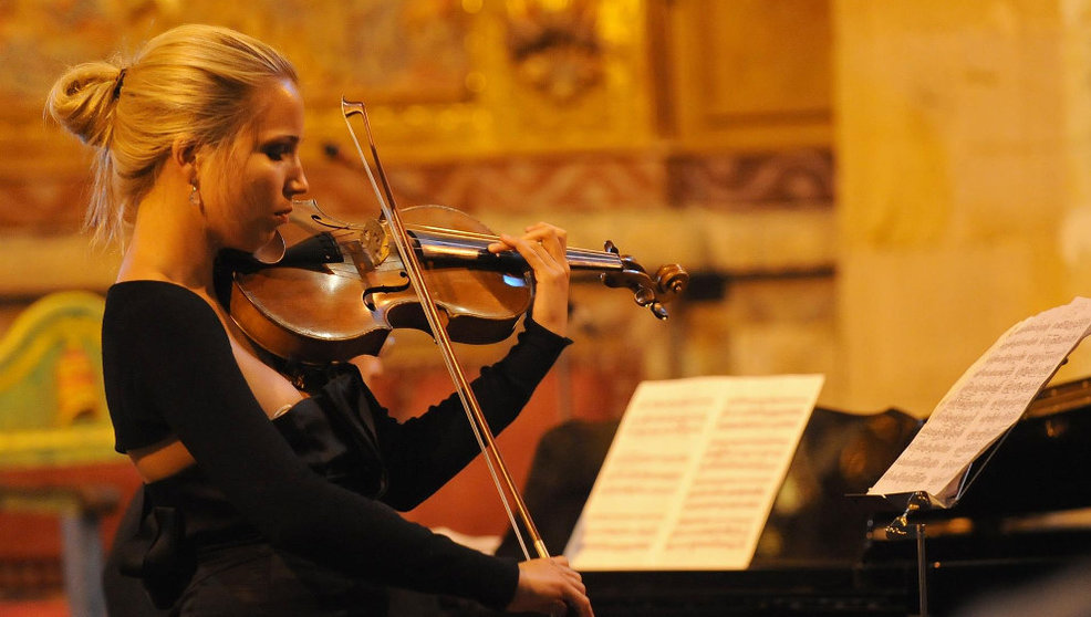 Violinista del Encuentro de Música y Academia de Santander