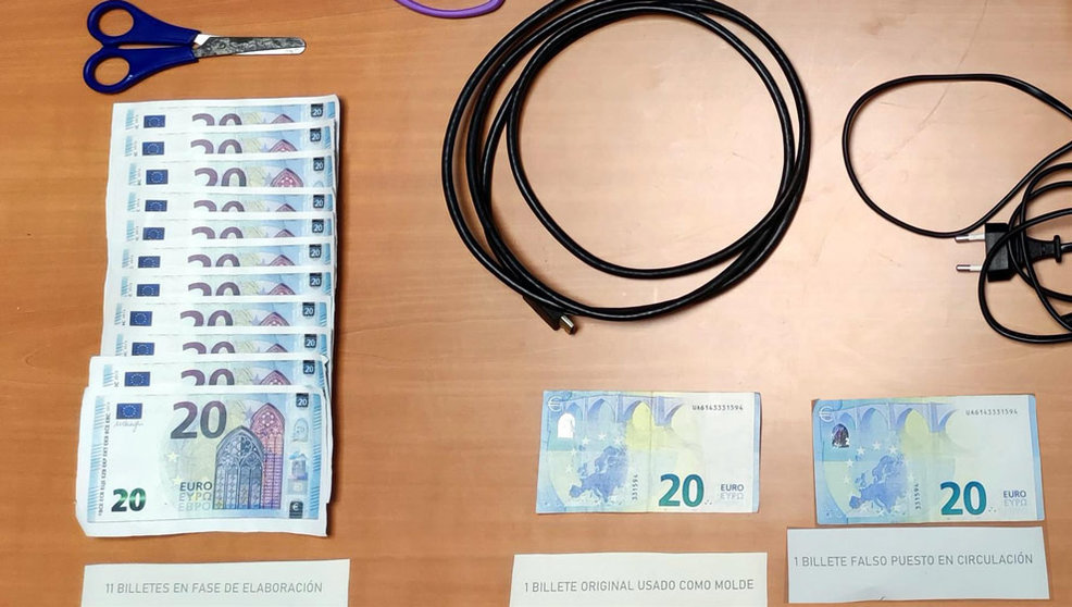 Billetes falsos | Foto: Guardia Civil