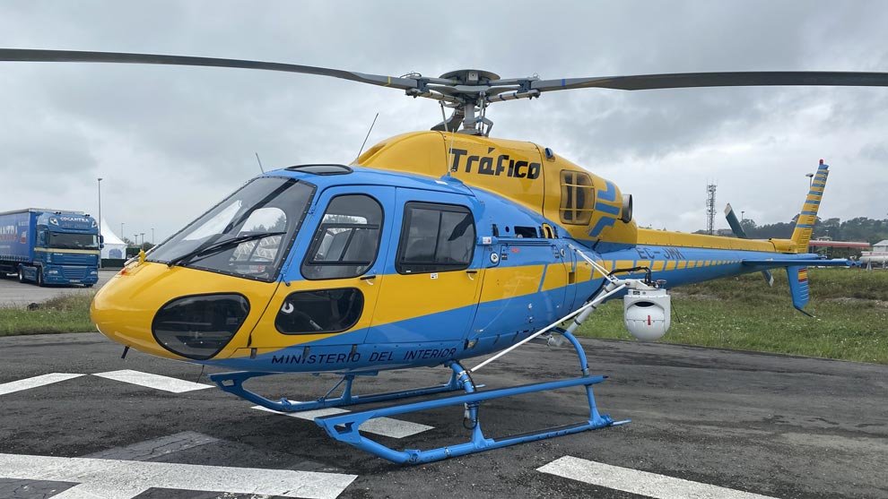 Helicóptero Pegasus, que vigilará las principales carreteras de Cantabria