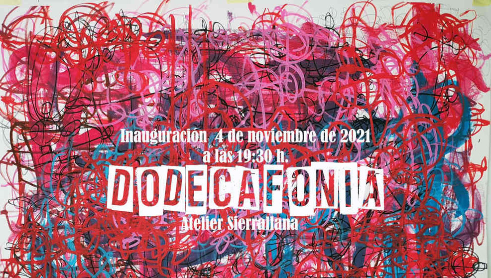 Cartel 'Dodecafonía' de Atelier Sierrallana