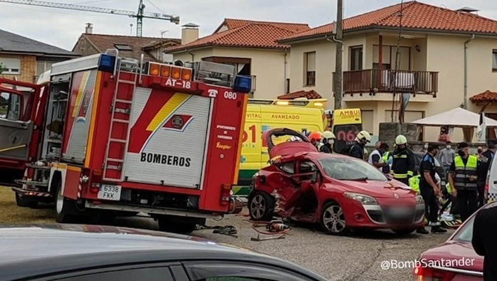 Accidente en la rotonda de Corbán en el que fallecieron dos mujeres