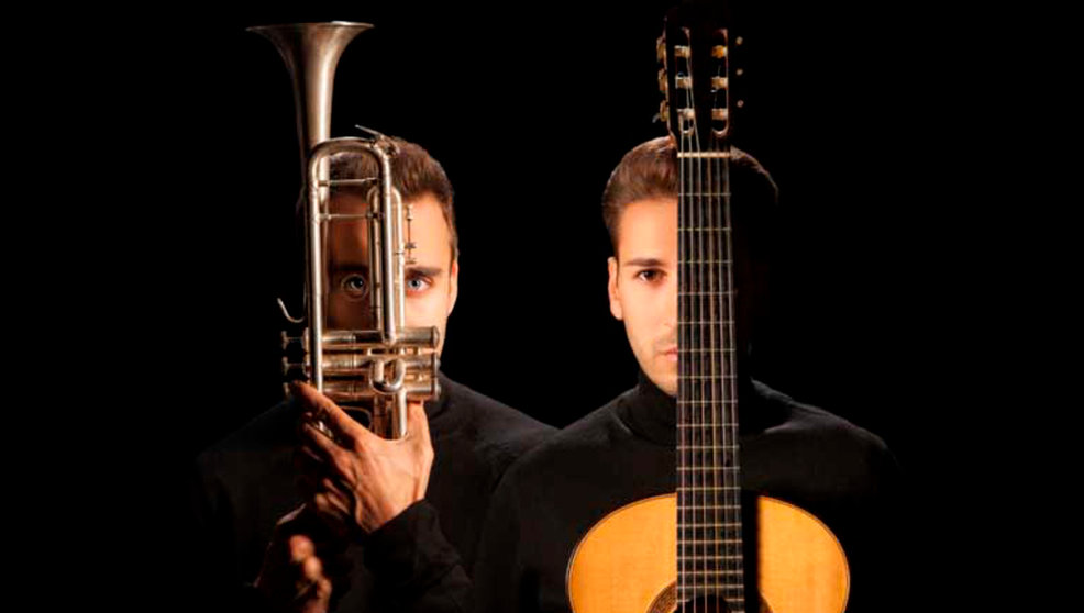 Alium Dúo está formado por Alberto Vaquero (trompeta) y Alejandro Ceballos (guitarra)