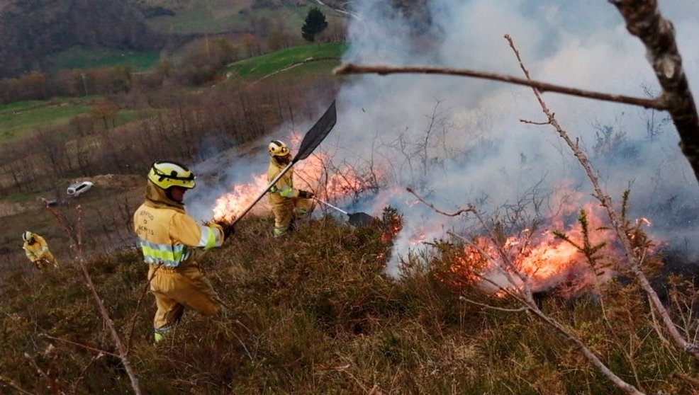 Extinción de un incendio forestal | Foto: Archivo