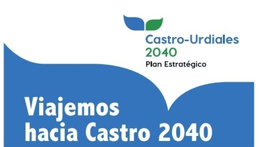 Cartel de la conferencia estratégica del plan estratégico Castro Urdiales 2040
