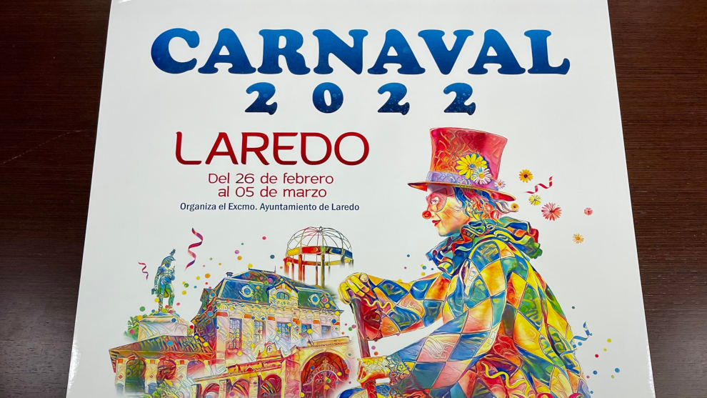 Trabajo ganador del Concurso de Carteles de Carnaval de Laredo