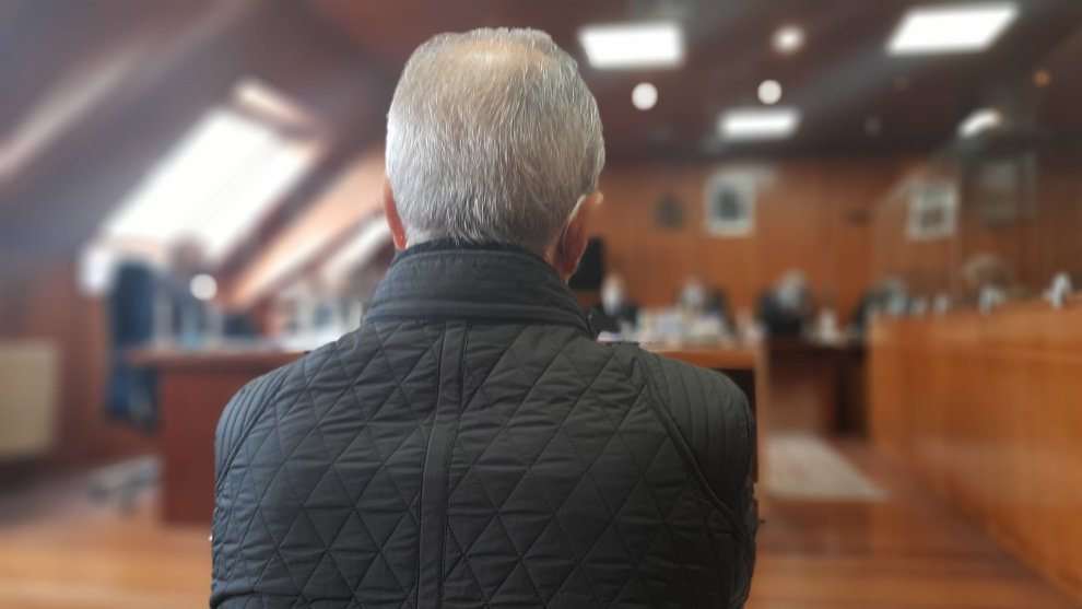 Alberto Vilar, expresidente de la Federación Cántabra de Fútbol, en el juicio contra él por presunta apropiación indebida, al disponer de fondos de la entidad