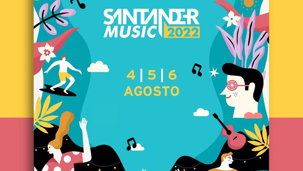 Cartel de la nueva edición del Santander Music