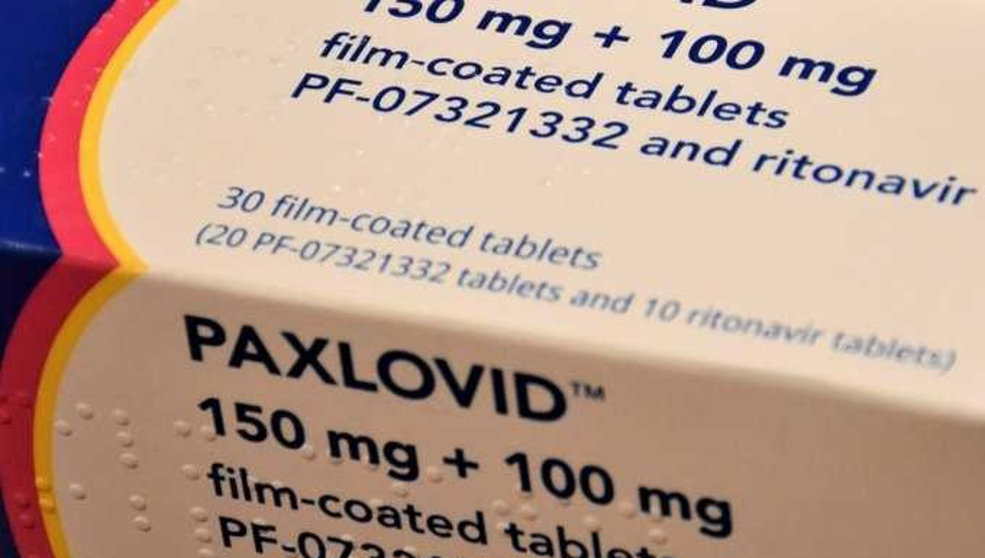 Caja del medicamento Paxlovid contra el Covid-19, que se administra vía oral