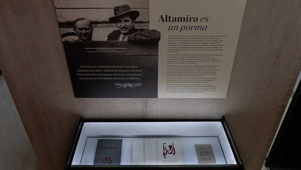 El Museo Altamira incorpora a su colección el poema 'Altamira' de Rafael Santos Torroella