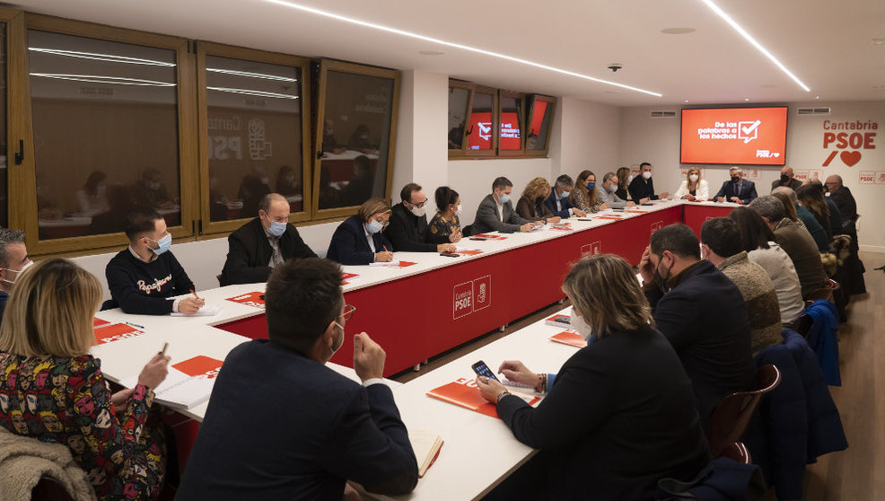 Reunión de la Ejecutiva del PSOE de Cantabria