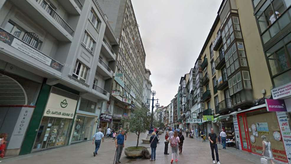 Calle Burgos de Santander | Foto: Google Maps