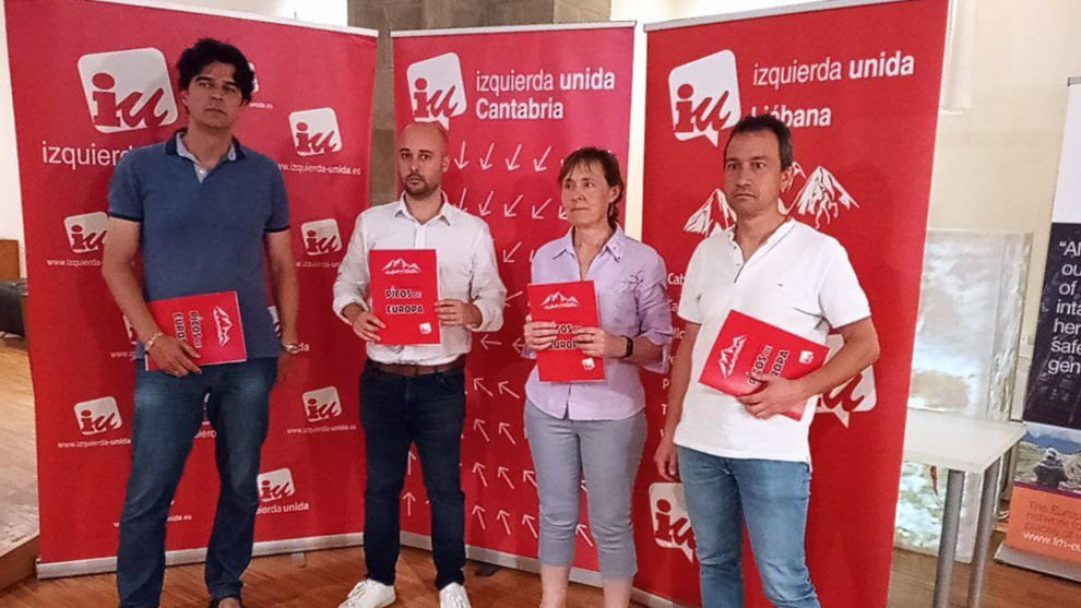 Dirigentes de IU de Cantabria, Asturias y CyL, en Potes