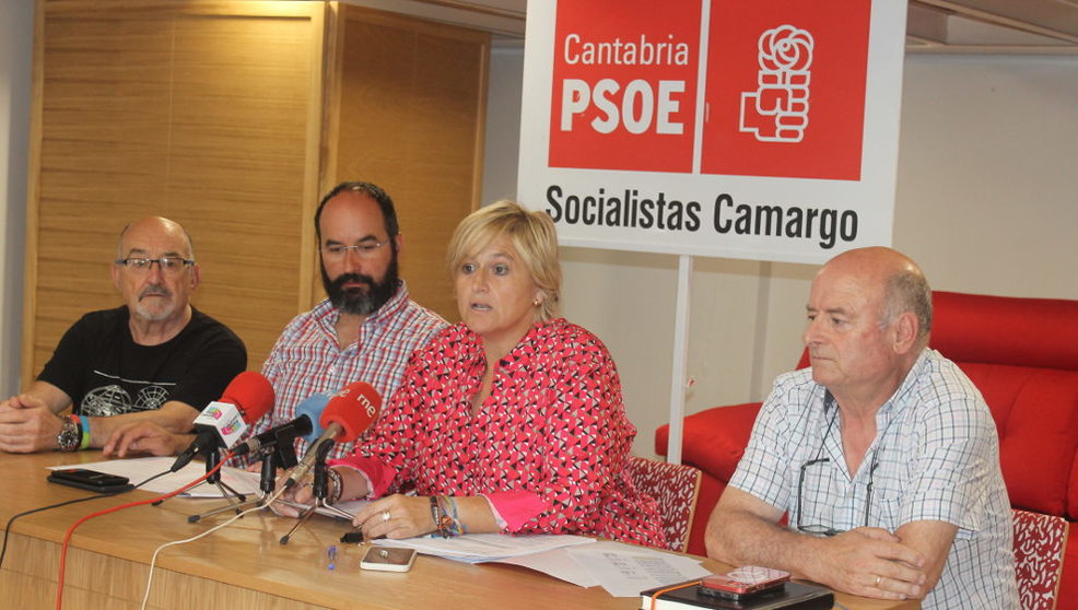 Rueda de prensa del PSOE de Camargo | Foto: edc