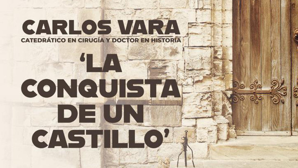 Detalle del cartel de la conferencia 'La conquista de un castillo', de Carlos Vara