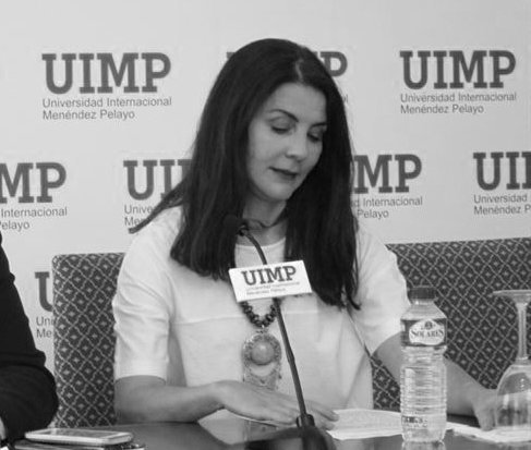 La actirz Ana Fernández, en la UIMP