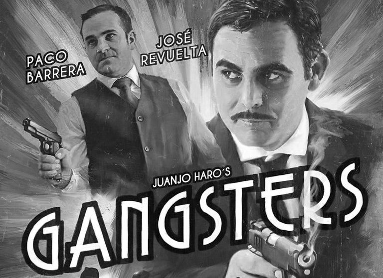 Cartel del corto 'Gangsters', de Juanjo Haro