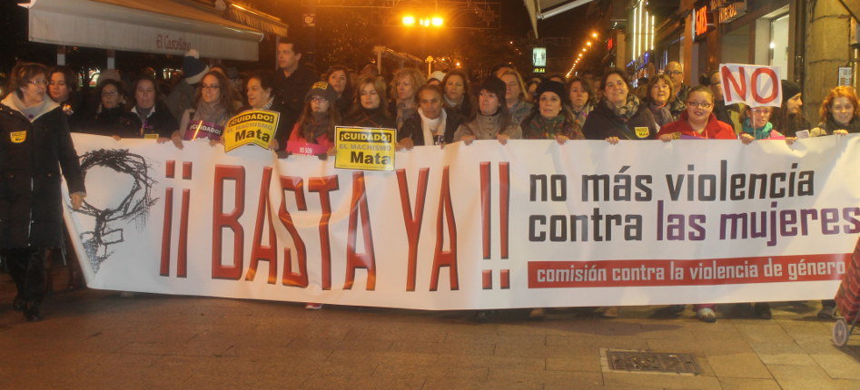 Cantabria se ha manifestado contra la violencia machista