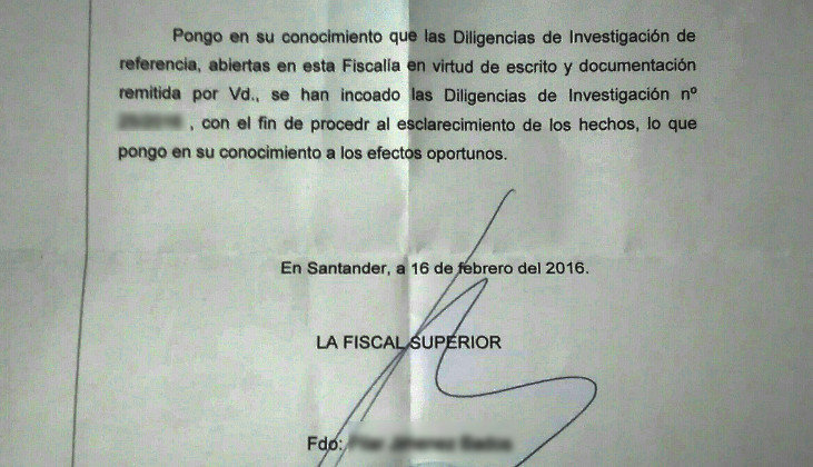 La Fiscalía ha abierto nuevas diligencias contra el alcalde de Cartes, Agustín Molleda