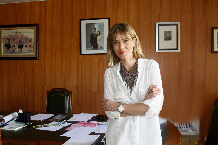 Verónica Samperio, alcaldesa de Piélagos