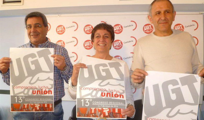 La secretaria general de UGT Cantabria, María Jesús Cedrún, pone fin a 14 años de mandato