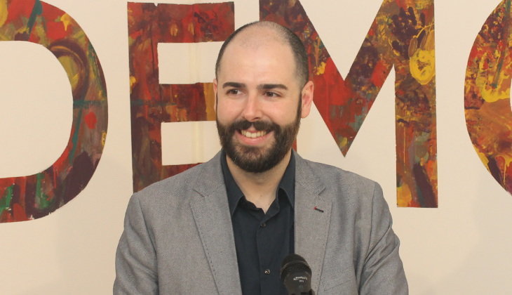 El nuevo Secretario General de Podemos Cantabria, Julio Revuelta
