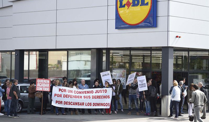 Los trabajadores de Lidl reclaman un convenio justo