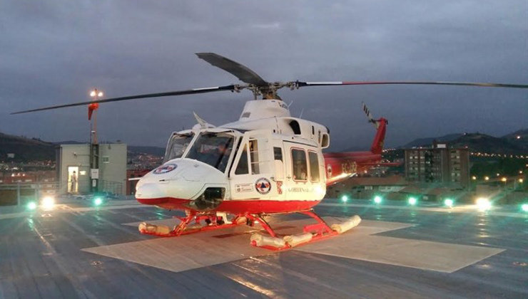 El helicóptero del Gobierno ha trasladado al herido, que finalmente ha fallecido en el hospital