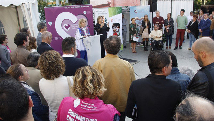 La vicepresidenta de Cantabria, Eva Díaz Tezanos, durante su intervención en el acto  del Día de la Salud Mental