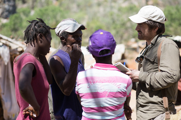Diego Cobo, durante una de sus visitas a Haití para su reportaje