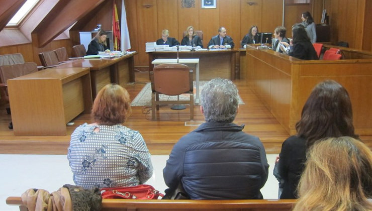 Los acusados por el caso Trapur, durante el juicio