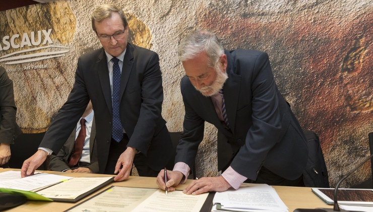 Cantabria y La Dordogna inician un protocolo para fomentar el patrimonio de arte rupestre