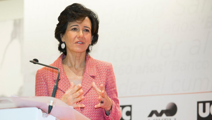 Ana Botin ha sido reelegida como presidenta del Banco Santander