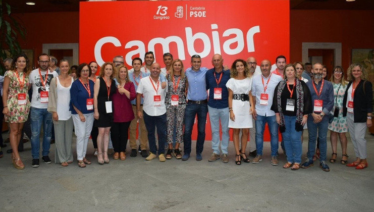 Comisión Ejecutiva Regional del PSOE de Cantabria tras el XIII Congreso Regional